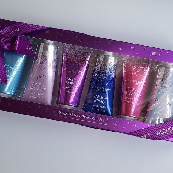 Alchemy Living Hand Cream Therapy Gift Set  6-Piece Set (6 x 2.54 fl oz) - Picture 2 of 6